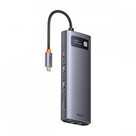 هاب 9 پورت بیسوس Baseus STARJOY Metal Gleam Series 9 in 1 Multifunctional Type-C HUB WKWG060013